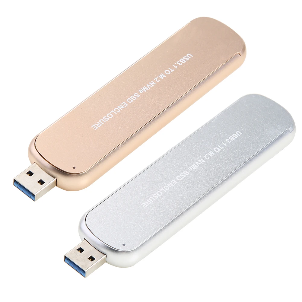 Mobile hard disk box Usb3.1 to neme USB interface Embedded 5V to 3.3V linear regulator For Windows and MAC 10.10.5 or later