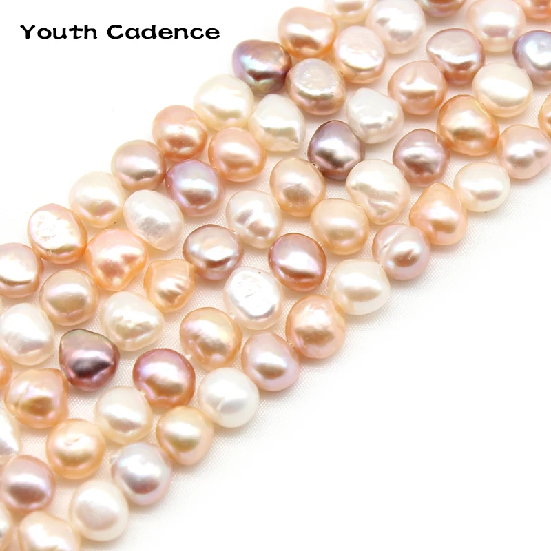 

100% AAA Natural White Pink Gold Freshwater Baroque Pearls Small Loose Irregular Spacer Beads 3-10mm Handwork Jewelry DIY 14"