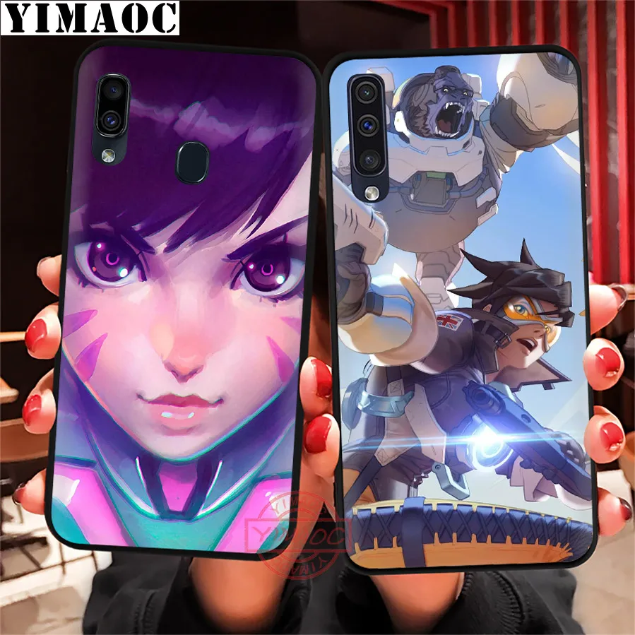 Чехол YIMAOC Overwatch Tracer 76 Pharah OW Genji для Samsung A10s A20s A30s A40s A50s A60 A70 A6 A7 A8 A9 J6 M10 M20 M30 40 чехлы |