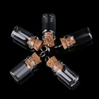 Небольшие стеклянные бутылочки для украшения, 28 стилей, 10 шт.упак., контейнеры для самостоятельной сборки, Недорогие мини-флаконы для сообщений с орнаментом, пробка для пробки, банка с завинчивающейся крышкой