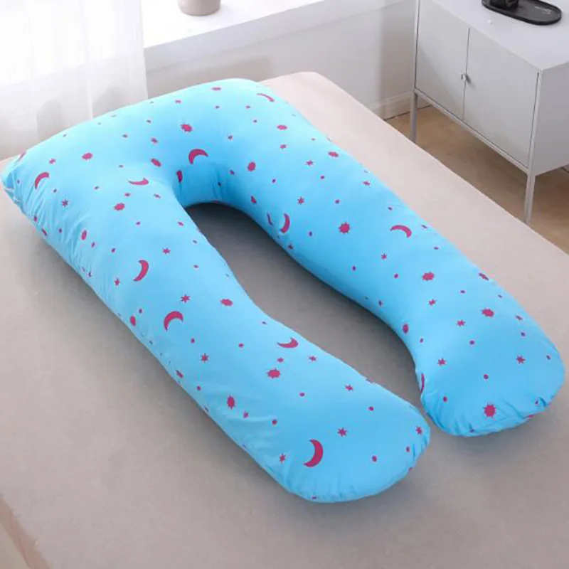 Чехол для подушки беременных U образный чехол Хлопковый защитное постельное