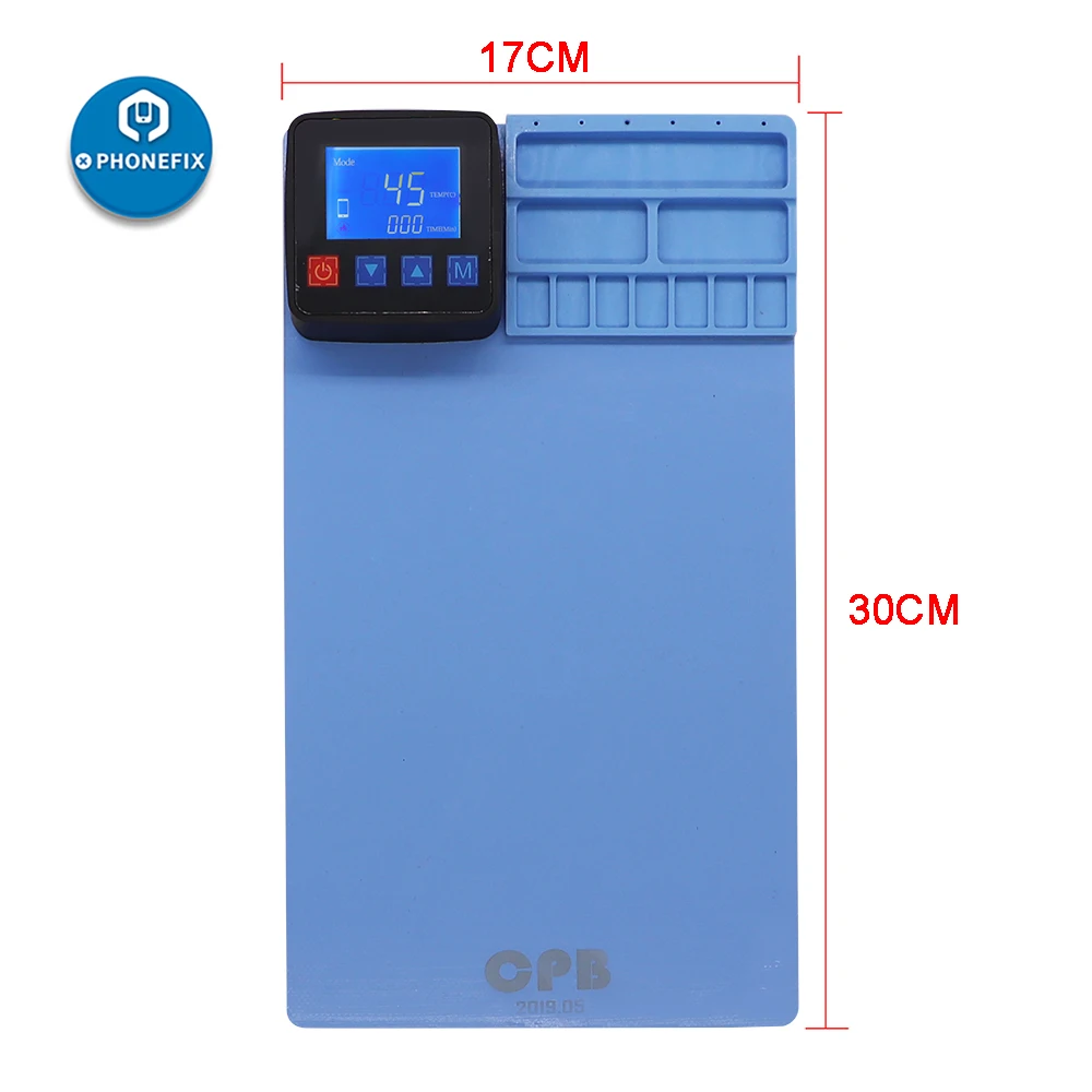 PHONEFIX CPB LCD Screen Opening Separate Tool Heating Rubber Pad Separator Phone Screen Disassembly Tool for iPhone iPad