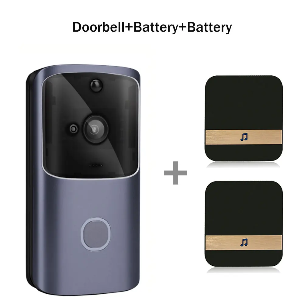 

WIFI Doorbell Smart Home Wireless Phone Door Bell Camera Security Video Intercom 720P HD IR Night Vision For Apartments