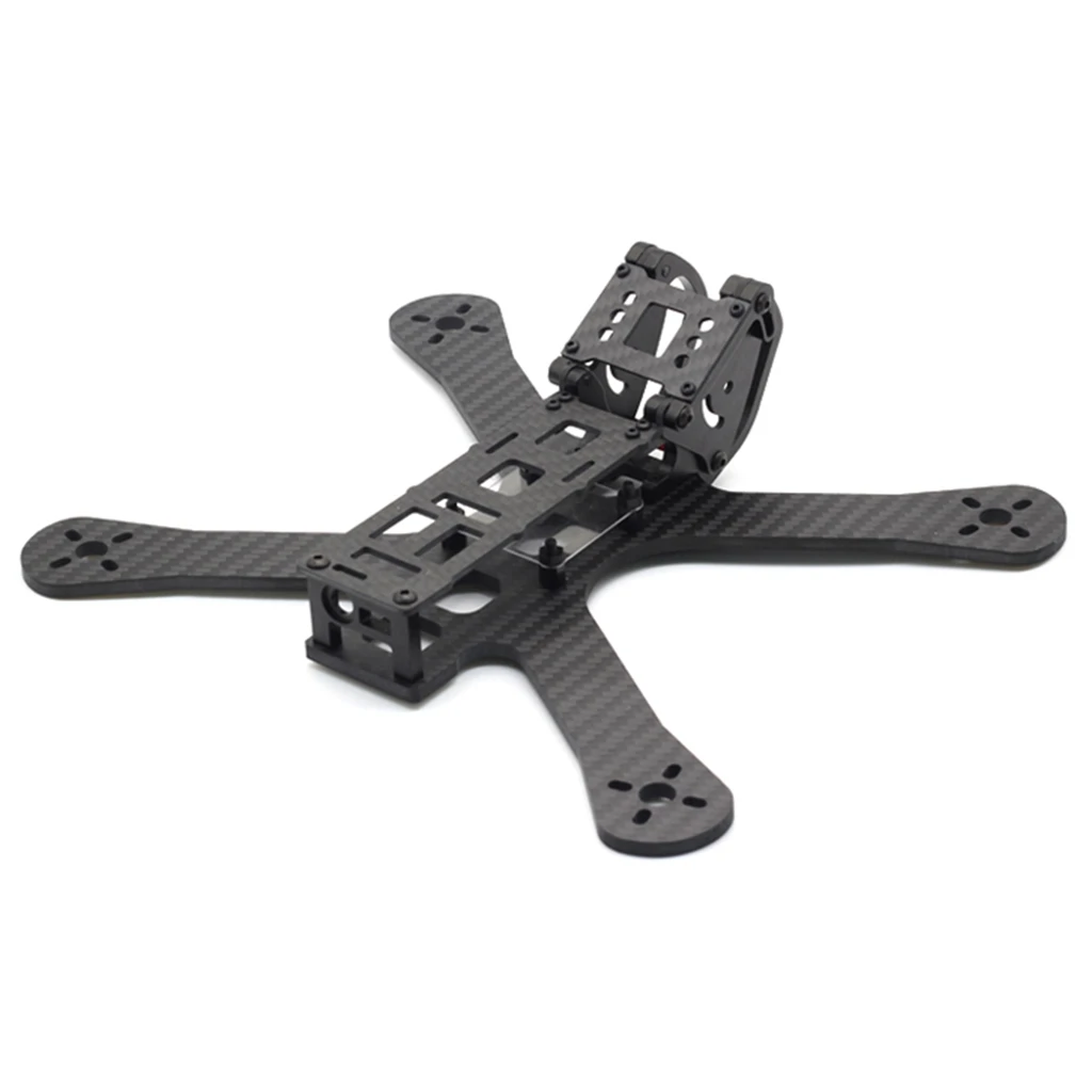 

3K Full Carbon Fiber Unassembled Unibody Frame Kit 4mm Thickness Arm for DIY 220mm Racing Drone Quads