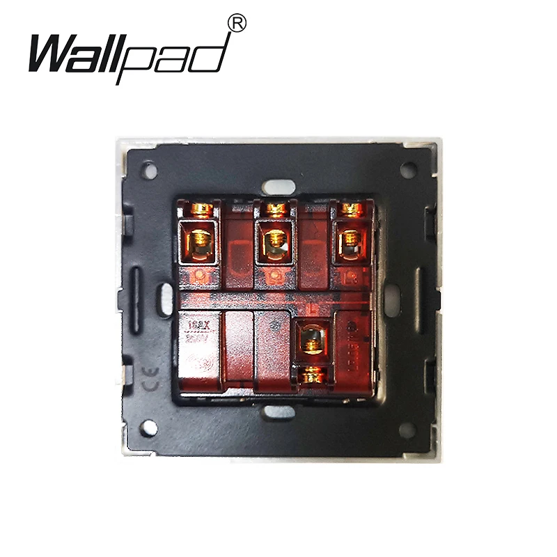 Лидер продаж 3-х клавишные 1-ходовые переключатели Wallpad роскошный настенный