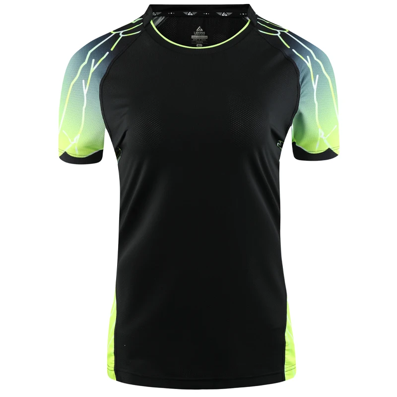Print Women Running Shirt Sportswear Yoga Fitness Short Sleeves Badminton Table Jerseys Cycling Breathbale Causal Workout Tee