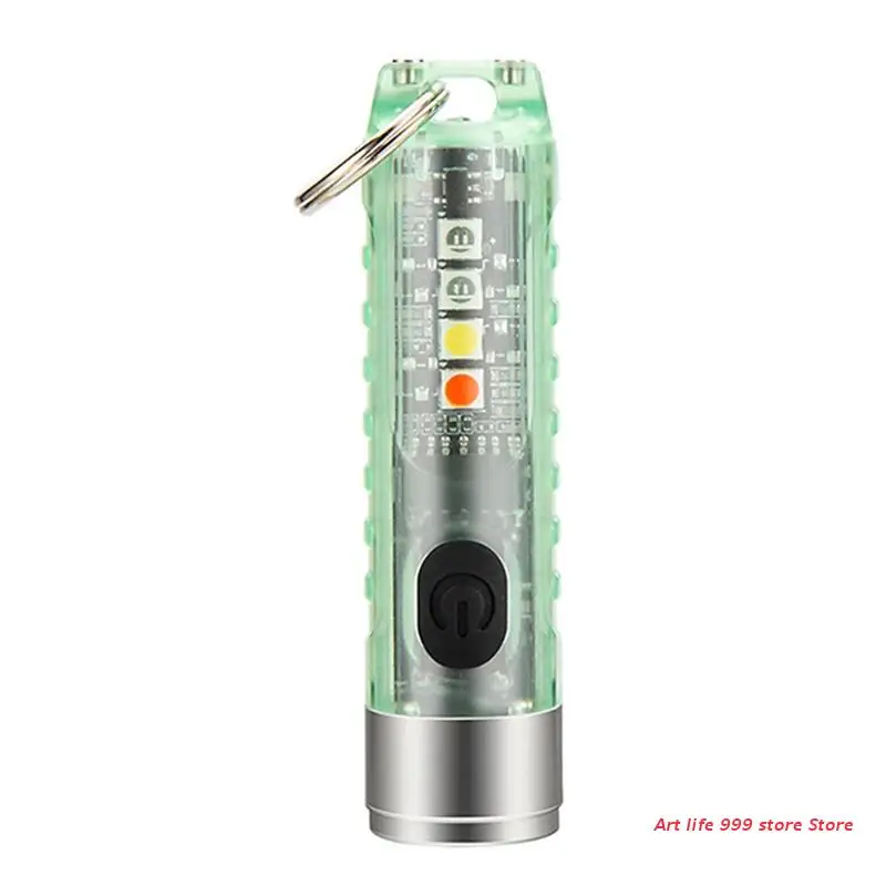 

Powerful Mini LED Flashlight Portable Keychain Bright Torch USB Rechargeable IP65 Waterproof Pocket Light