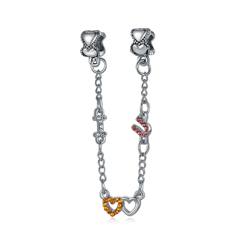 Новинка 2019 сплав бусины амулеты звезда сердце цветы безопасная цепочка розовое