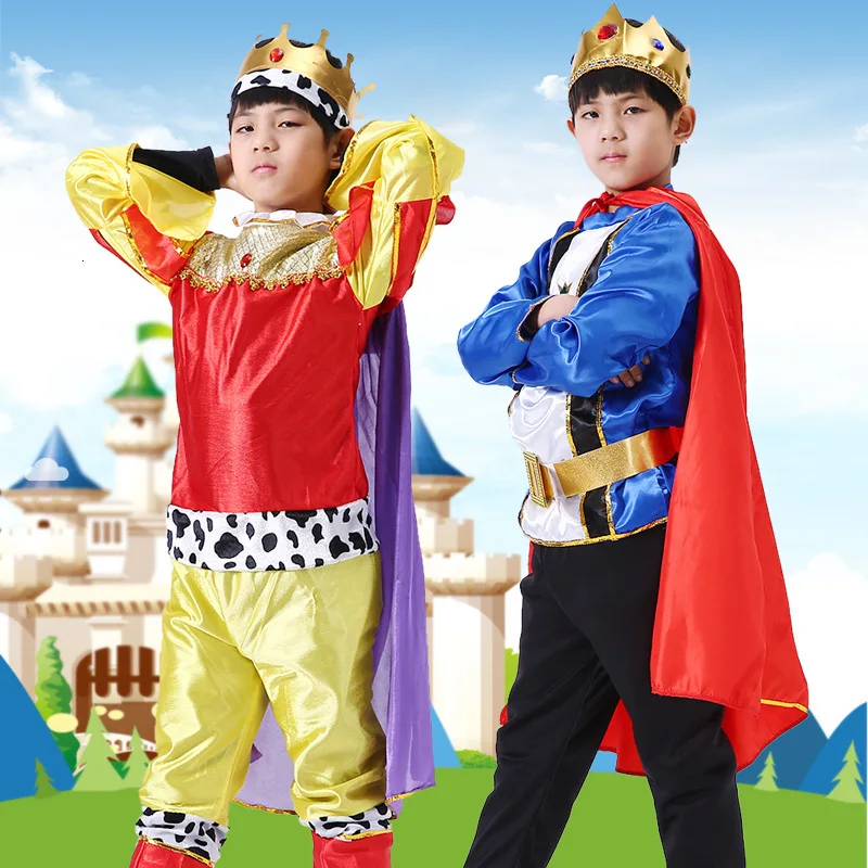 Детский костюм для косплея на Хэллоуин Костюм Принца детей Рождественский