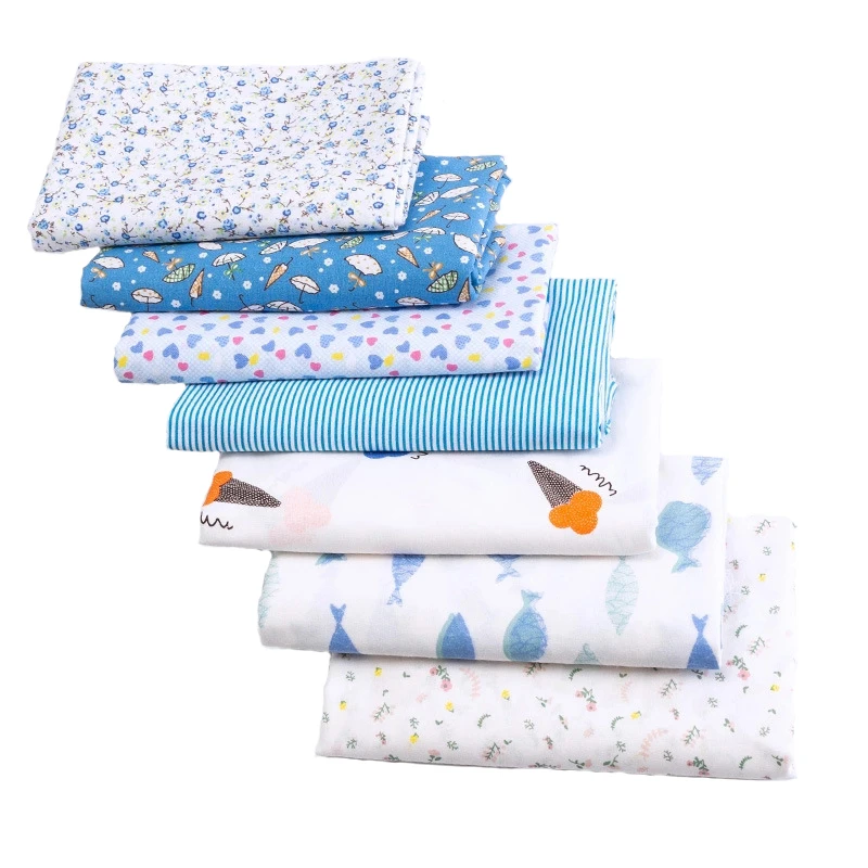 7 шт./компл. швейные принадлежности цветочный узор бытовой хлопок многоцелевой