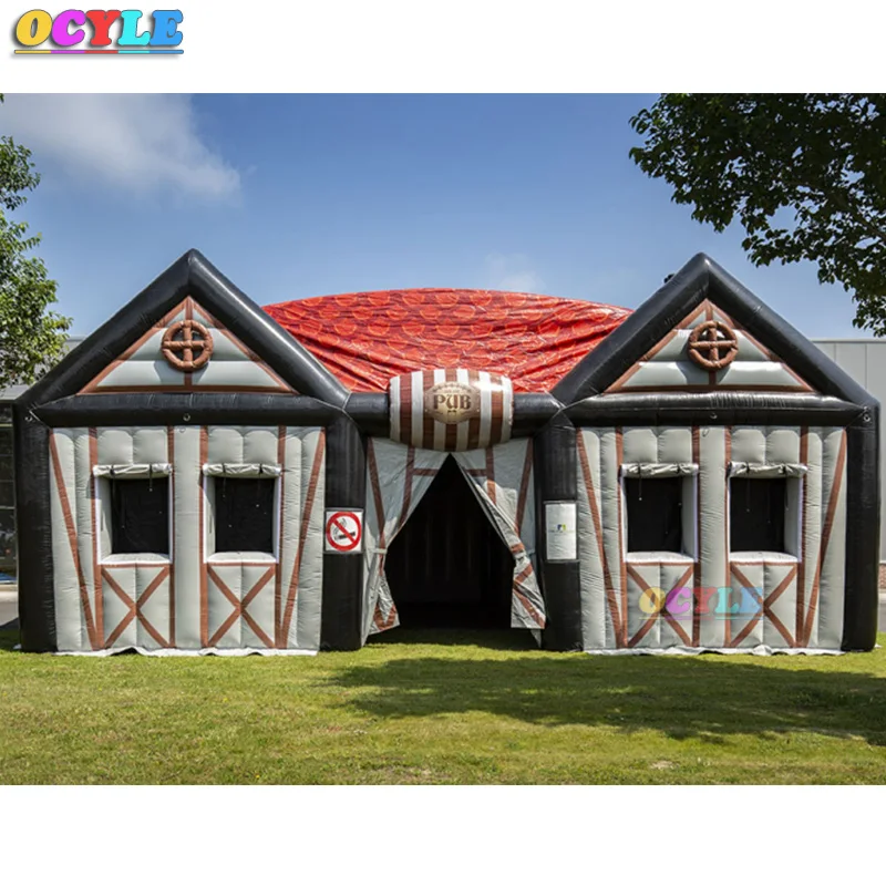 

OCYLE 10 * 6m Commercial Grade Inflatable Popular Inflatable Irish Pub Bar For Sale Inflatable Bar Pub