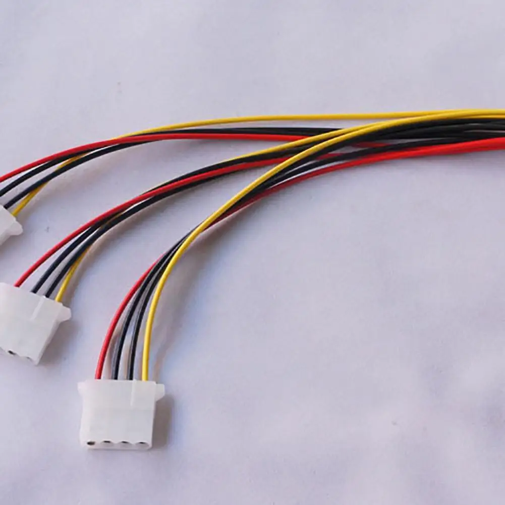 

Chassis Fan Extension Line 4Pin Molex Male to 3 port Power Cord Female IDE IDE Power Supply Molex Computer Adapter 4Pin Spl H7P0