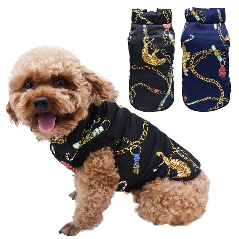 Одежда для домашних животных; Одежда для собак; сезон осень-зима; пальто для собак; хлопковая одежда для собак; зимний жилет; Цвет черный, синий; теплые куртки для маленьких и средних собак