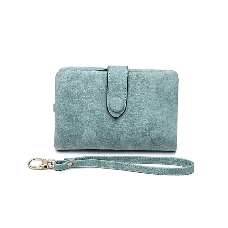 Light blue S Новинка, женские кошельки из искусственной кожи, женские длинные кошельки на застежке, большая вместительность, Carteras, кошелек на молнии, Дамский кошелек, держатель для монет, карт, клатч - Цвет: Light blue S