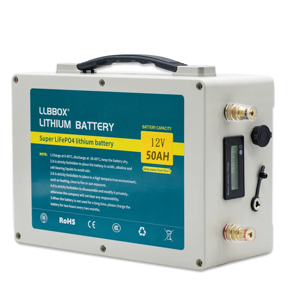 12v 50ah lifepo4 литиевая аккумуляторная батарея 12V комплект литий-ионный батарей для olar