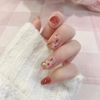 fake nails sumall flowers full cover fake nails diy glue press on nails nail supplies for professionals