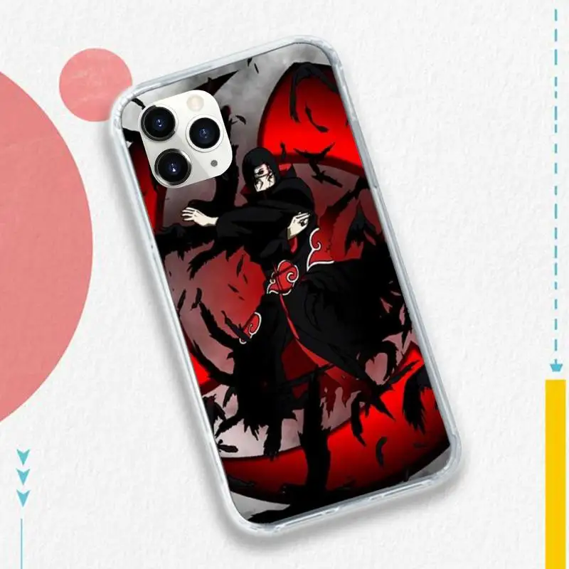 

Naruto Itachi Uchiha Anime high quality Phone Case for iPhone 11 12 pro XS MAX 8 7 6 6S Plus X 5S SE 2020 XR