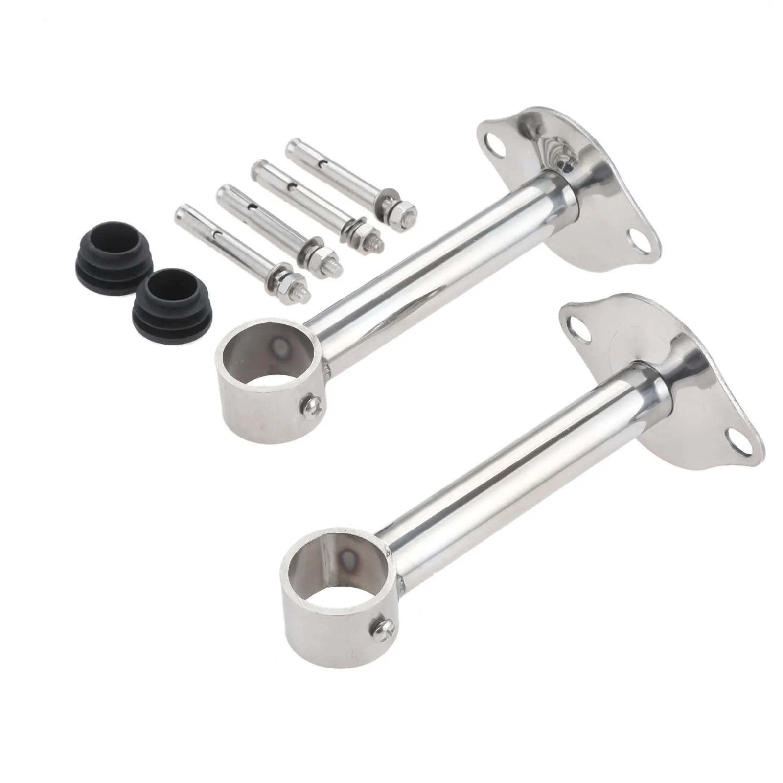 DRELD 2 шт. шкаф фланец Базовая направляющая Поддержка кронштейн Нержавеющая сталь