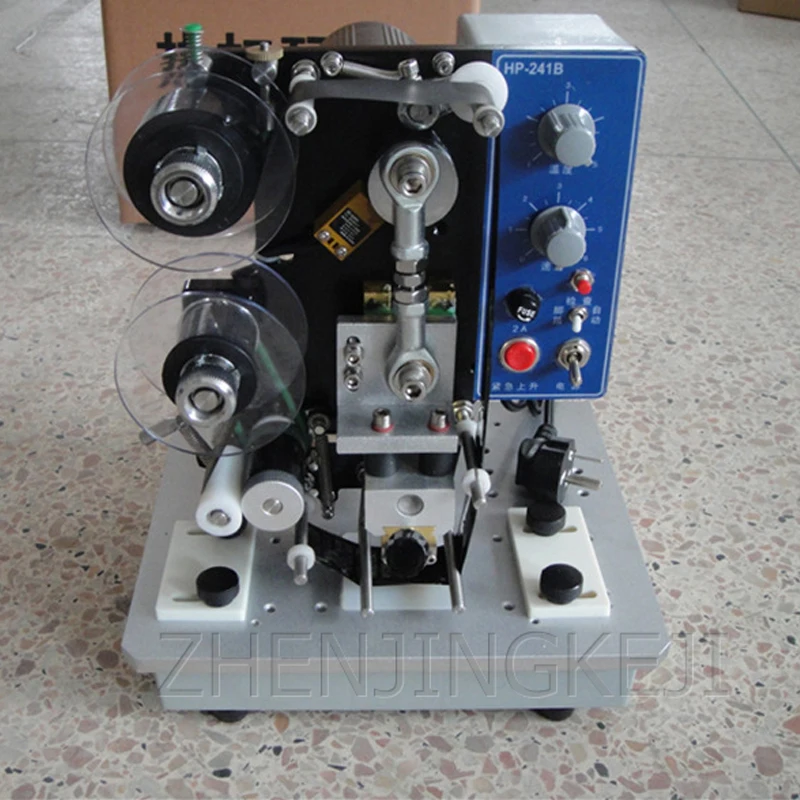 Кодовая машина электрическая полуавтоматическая прямая термолента кодирующая