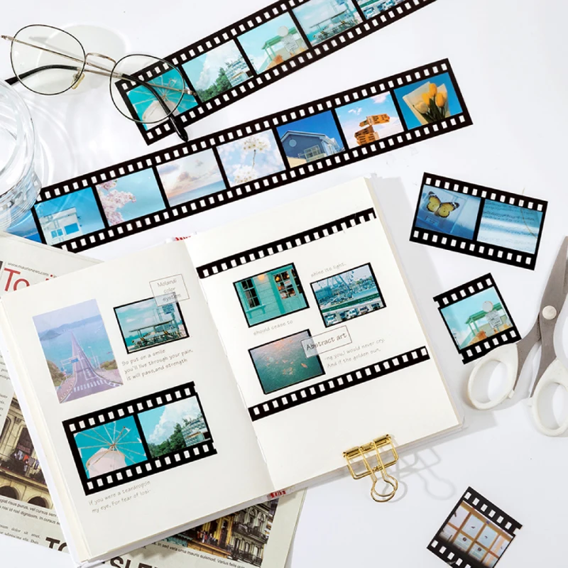 Декоративная клейкая лента Dimi размер 50 мм * 350 маскирующая ПЭТ для скрапбукинга |