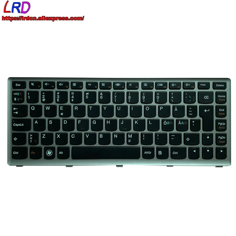 NDC Скандинавская клавиатура для Lenovo ideapad U310 U310T Touch Laptop 25204970 25204880 25204790 25208345 25208525