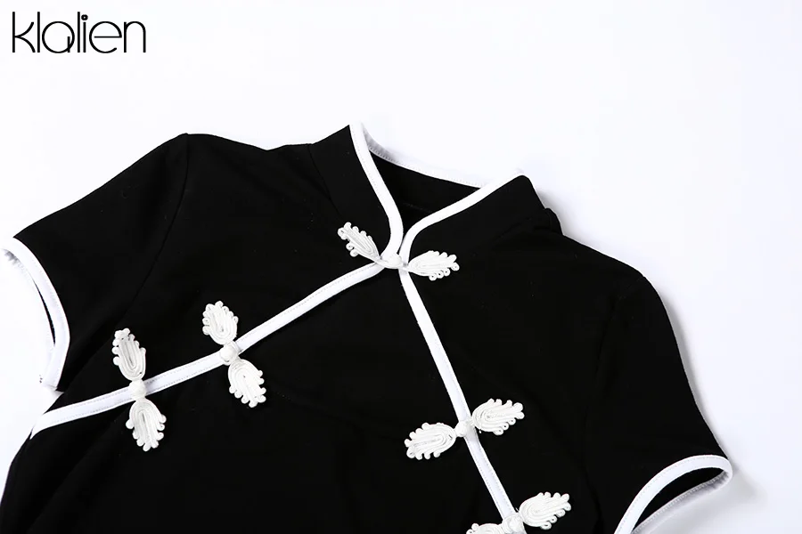 Женское ажурное платье kalien черное облегающее вечернее в стиле ретро с короткими