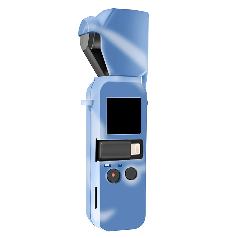 Силиконовый чехол для камеры и крышка объектива Защитная карманного шарнирного