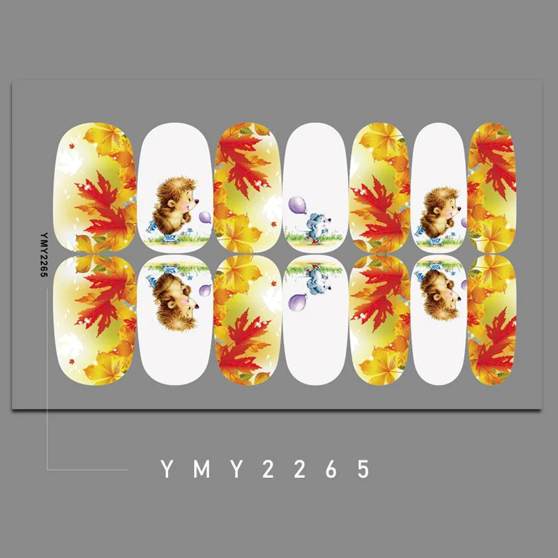 1 шт. самоклеящаяся водостойкая наклейка для дизайна ногтей | Красота и здоровье