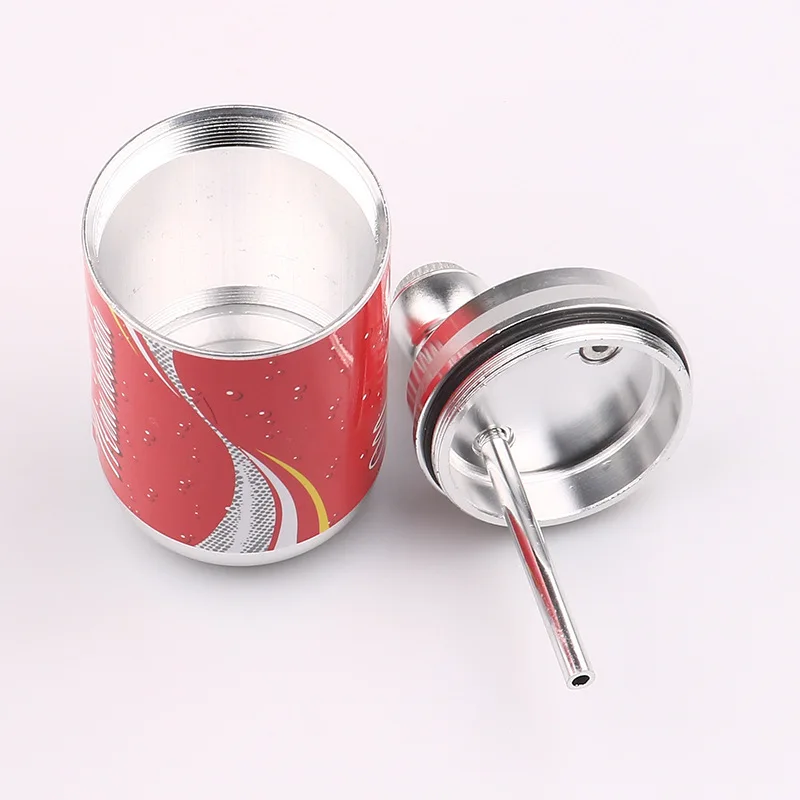 

The New Coke Bottle Metal Smoking Pipes Creative Tobacco Tube Portable Smoke Herb pipe Accessories Random Color