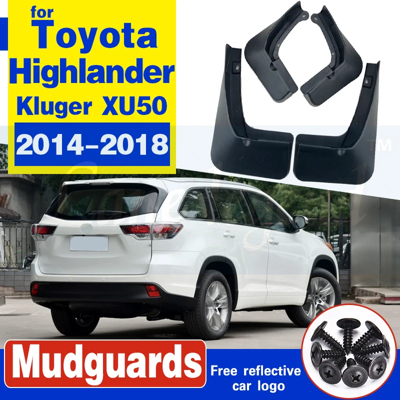 4 шт./комплект брызговики для Toyota Highlander Kluger XU50 2014 - 2018 | Автомобили и мотоциклы