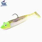 Реалистичные рыболовные приманки с джиг-крючком 12 г, 3,5 дюйма, свимбейт, свимбейт, Шад 85 #, набор мягких приманок для лодки, приманка для окуня