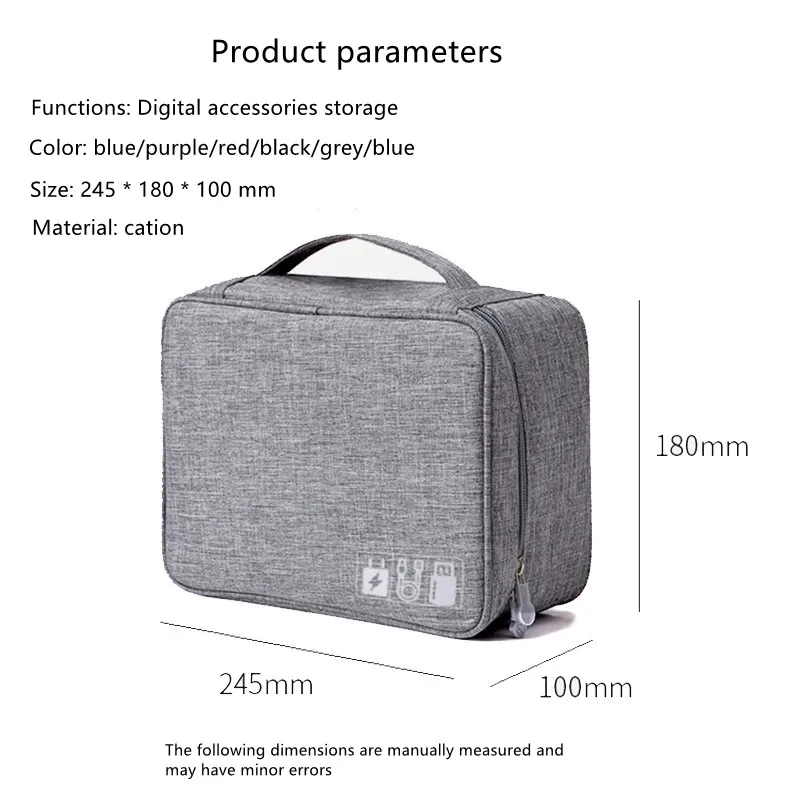 Pаспродажа Дорожная сумка для кабелей, портативный цифровой USB-органайзер для гаджетов, зарядное устройство, провода, косметика, сумка для хранения на ...