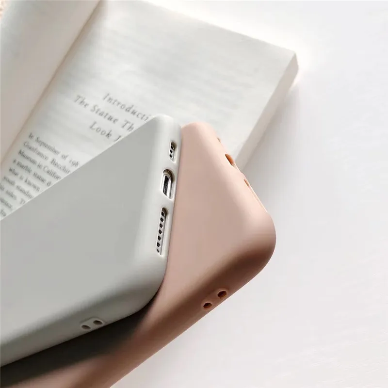 Чехол для телефона с покрытием сердечками iPhone 12 Mini 11 Pro Max XR XS 6 7 8 Plus X карамельных