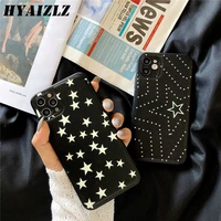 leather back cover for iphone 11 pro max xs xr x 7 8 plus se 2020 fluorescent pattern phone case soft tpu frame fashion coque