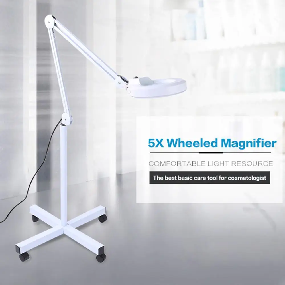 Напольная Лампа с увеличительным стеклом 22 Вт 5х 6000 6500 К|Профессиональное