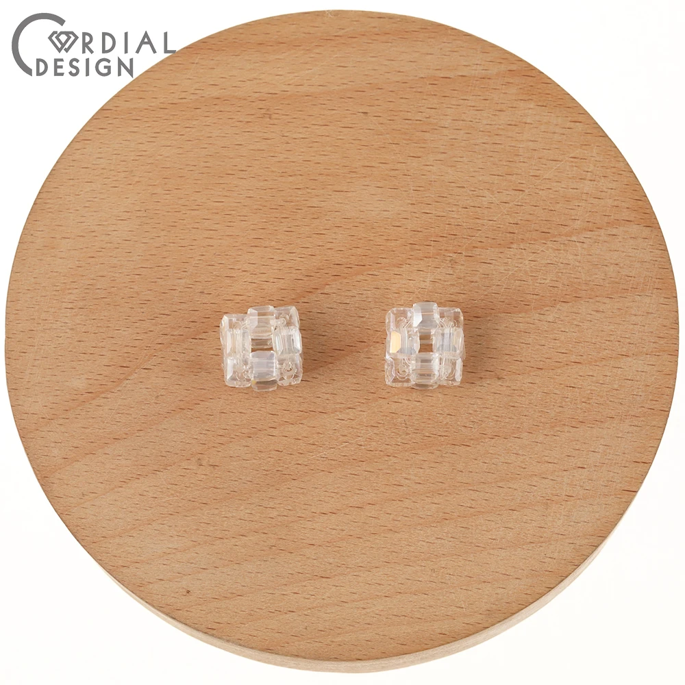 

Cordial Design 100Pcs 11*11MM Earrings Accessories/Hand Made/DIY Crystal Decoration/Square Shape/Jewelry Findings & Components