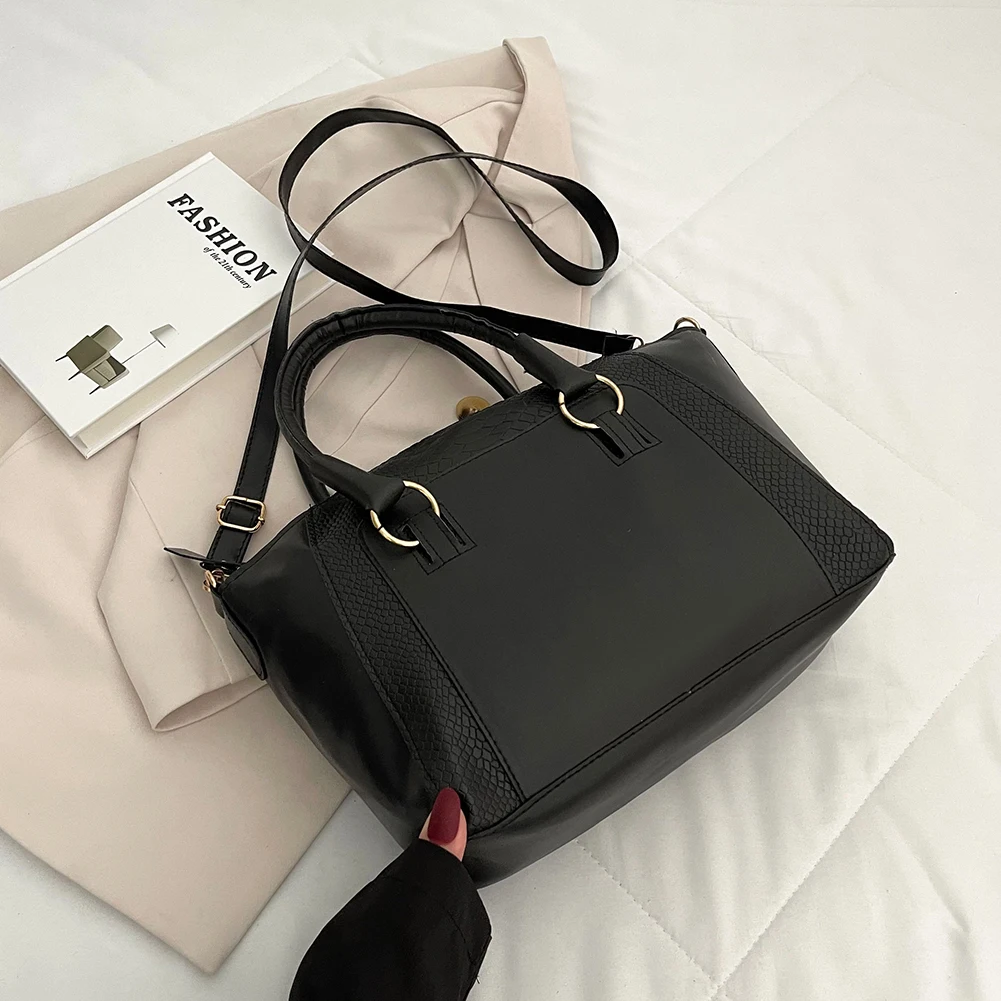 

Vintage Women Shoulder Bags Casual PU Leather Solid Color Messenger Bags Casual Ladies Daily Handbags Products