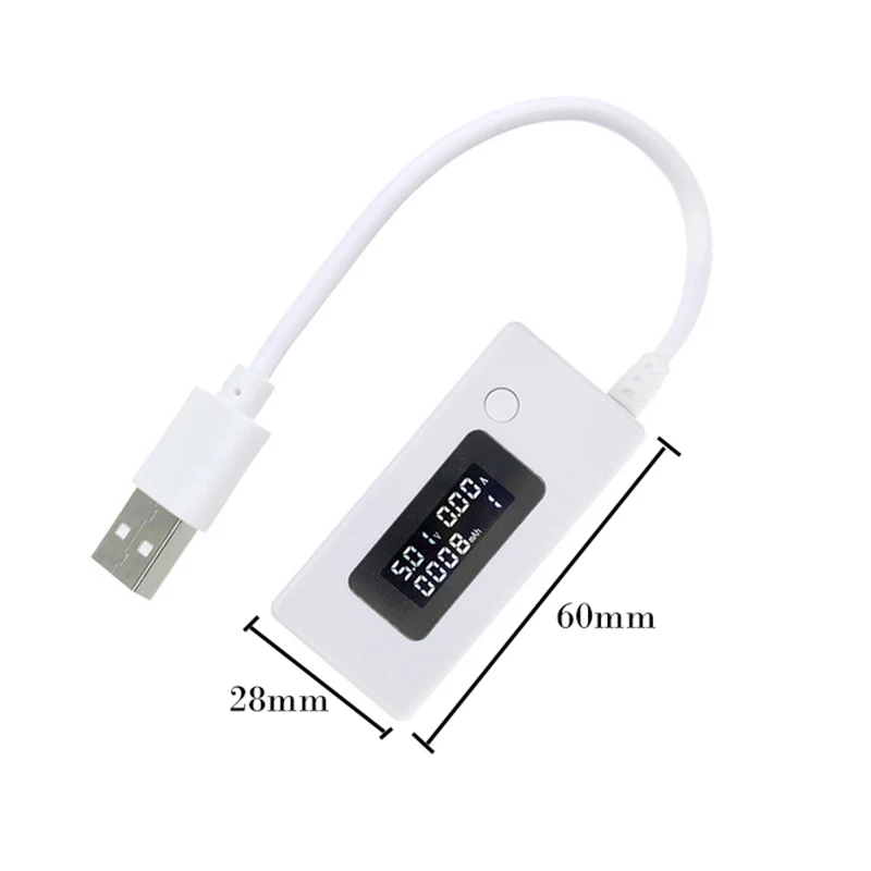 Портативный USB-тестер для мобильного телефона ЖК-экран портативный измеритель
