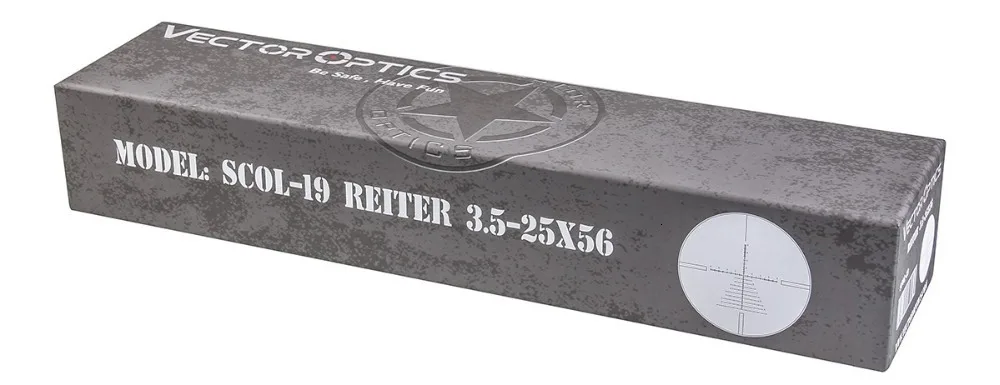Векторная оптика Reiter 3,5-25x56 охотничий прицел для стрельбы с Mil Reticel протестирован на Lapua Magnum 35 мм трубчатый прицел