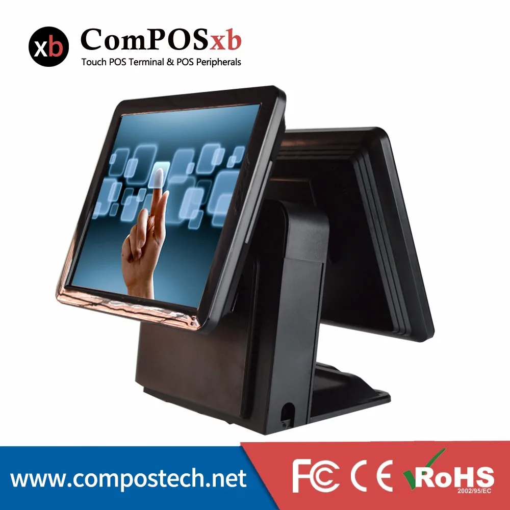 

ComPOSxb hot selling pos terminal 15inch touch screen possystems fashion black for sale