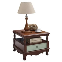 tt american pastoral painted retro side table corner table bedroom storage bedside table living room sofa side cabinet small