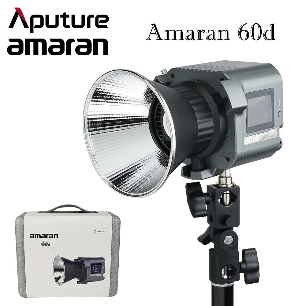 Aputure Amaran COB 60d 60x двухцветный светодиодный видео свет компактный 65 Вт 5600K CRI96 45000