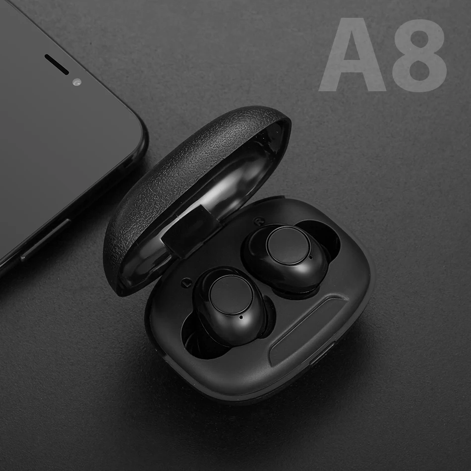 Беспроводной bluetooth чехол для зарядки наушников A8 модели только R/L