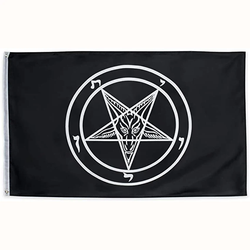 Флаг храма сатаны Baphomet флаг заказ баннеров 90x150 см для улицы большие с обеих