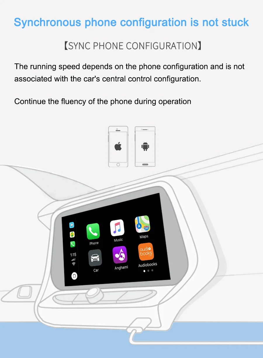 Carlinkit беспроводной Смарт ссылка Apple CarPlay ключ для Android навигации плеер мини USB Carplay палка с Android авто