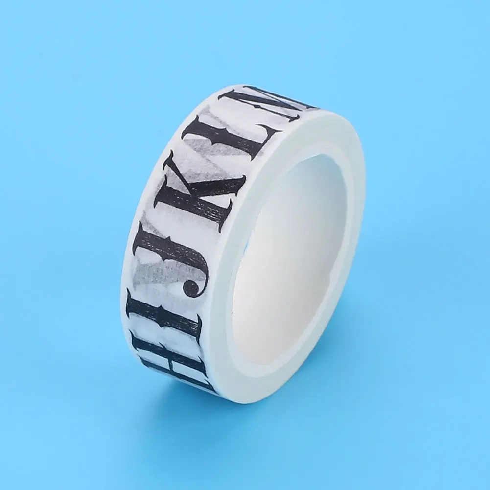 Васи бумага клейкая лента DIY Алфавит буквы декоративные скрапбук маскировки 15