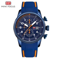 mini focus multi function military men chronograph male top brand quartz sports silicone wristwatches relogio masculino new 2021