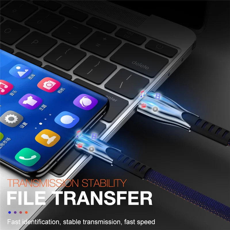 USB C Быстрая зарядка зарядное устройство кабель для samsung huawei Xiaomi Lg sony Motorola type Android