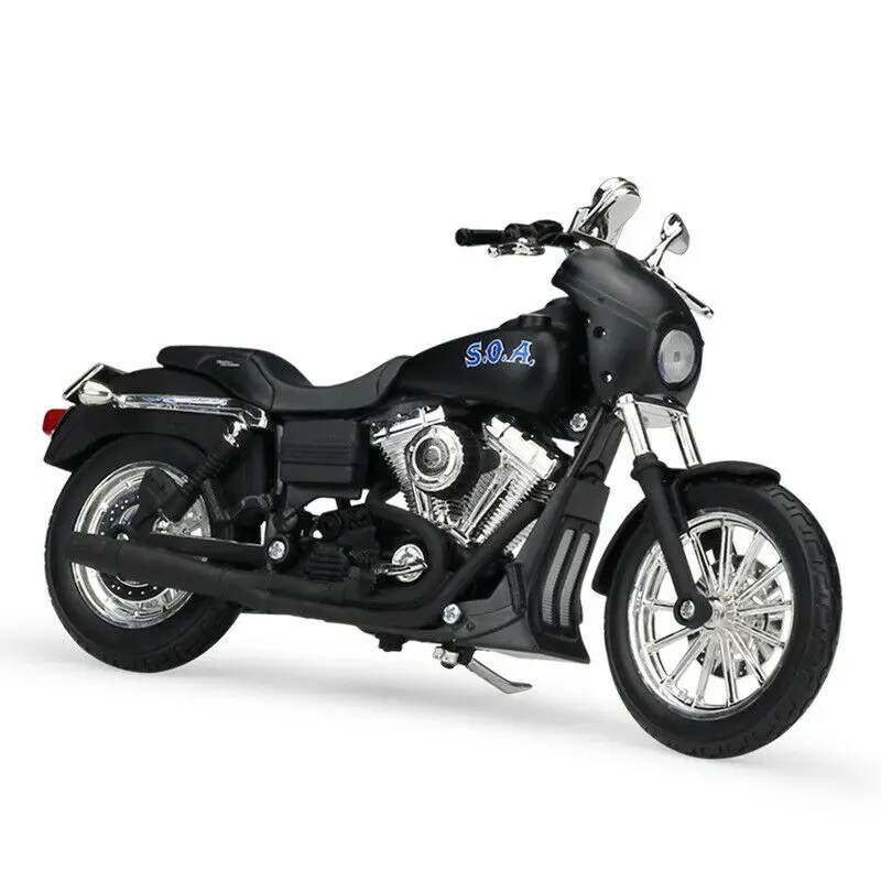 Maisto 1:12 Harley 2006 FXDBI Dyna Street Bob ALEX "TIG" Trager SOA мотоцикл литая под давлением металлическая модель велосипеда в коробке