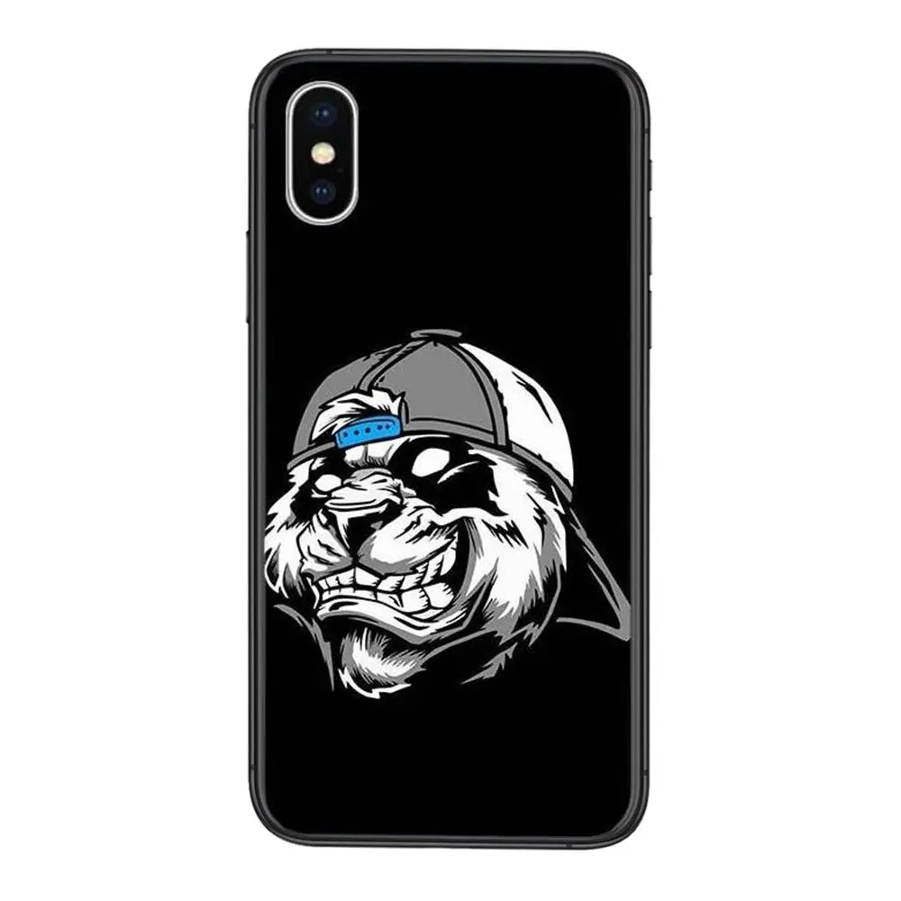 Дешевый чехол для Xiaomi Redmi 9 9A 9C 8A Pro Max K40 Plus Dog Ol Panda Black Funda Soft Prime Tpu Back on.